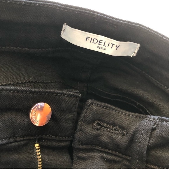 Fidelity Denim Black Lily Bootcut - Picture 7 of 15